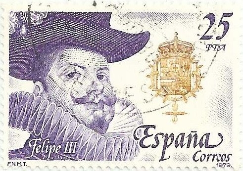 REYES DE ESPAÑA, CASA DE ÁUSTRIA. FELIPE III (1578-1621). EDIFIL 2554