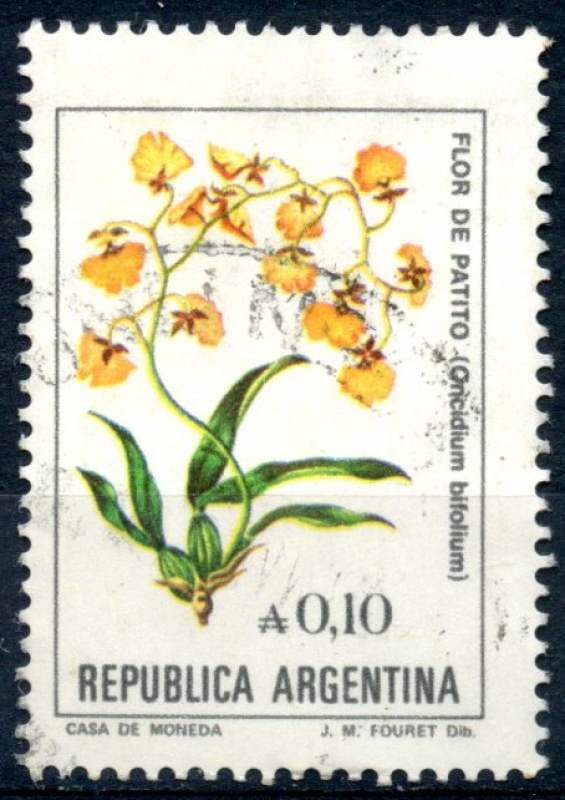 ARGENTINA_SCOTT 1520.01 FLOR DE PATITO. $0.20