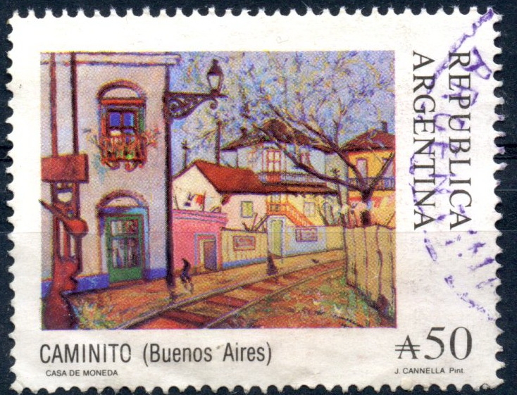 ARGENTINA_SCOTT 1618B.07 VIEJO ALMACEN (J. CANNELLA). $0.50