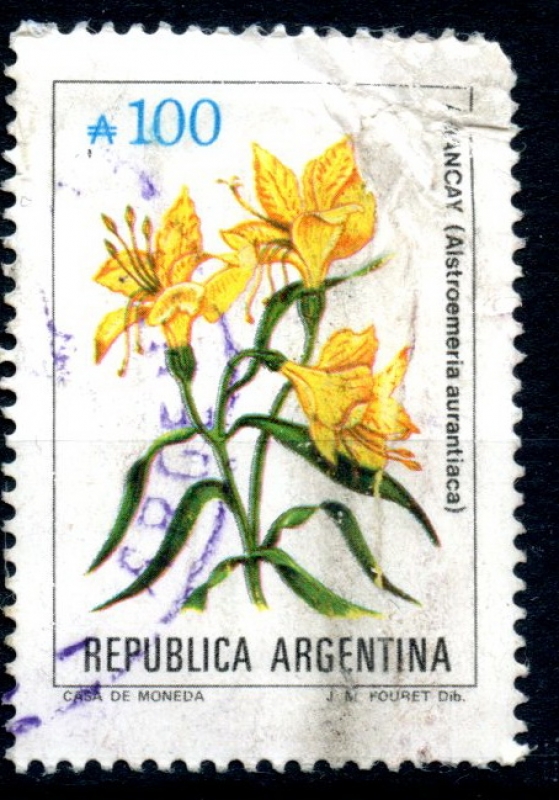 ARGENTINA_SCOTT 1686.05 AMANCAY. $0.25