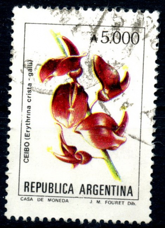 ARGENTINA_SCOTT 1690 CEIBO. $0.70