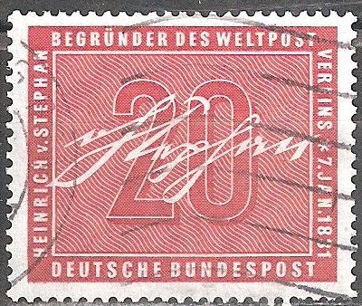 125 años de Heinrich Stephan.Fundador de la Asociación Postal Universal, 7 Ene 1831.