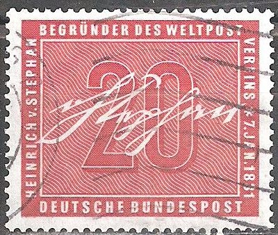 125 años de Heinrich Stephan.Fundador de la Asociación Postal Universal, 7 Ene 1831.