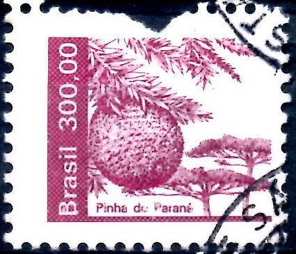 BRASIL_SCOTT 1938 PIÑA DE PARANA: $0.30