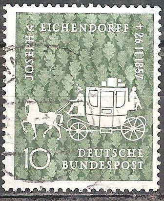 Centenario de la muerte de Joseph von Eichendorff (novelista).