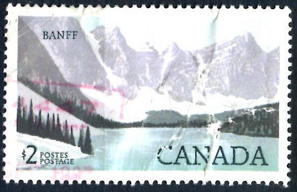 CANADA_SCOTT 936 LAGO MORAINE EN PARQUE BANFF. $1.00