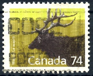 CANADA_SCOTT 1177 WAPITI. $0.70