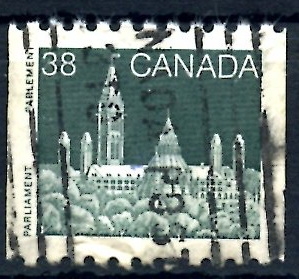 CANADA_SCOTT 1194A BLOQUE OESTE DEL PARLAMENTO. $0.20 