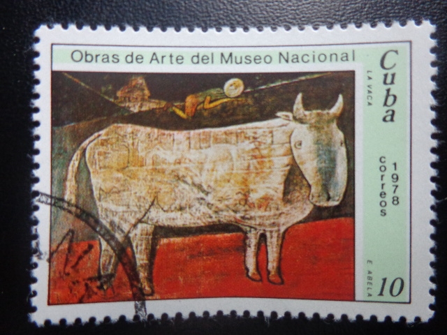 obras de arte del museo nacional  la vaca 