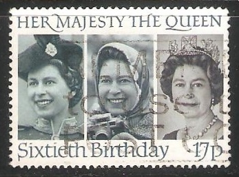 Reina Elizabeth II 1958, 1973 y 1982