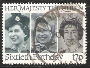 Reina Elizabeth II 1958, 1973 y 1982