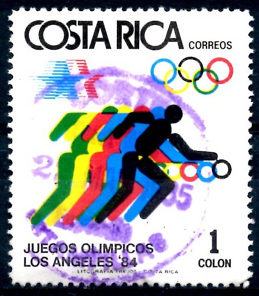 COSTA RICA_SCOTT 304.01 BALONCESTO, JUEGOS OLIMPICOS ANGELES 84. $,20