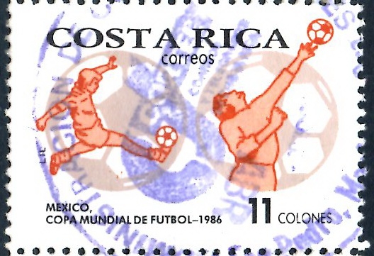COSTA RICA_SCOTT 373.03 MEXICO 86, COPA MUNDIAL DE FUTBOL. $0,20