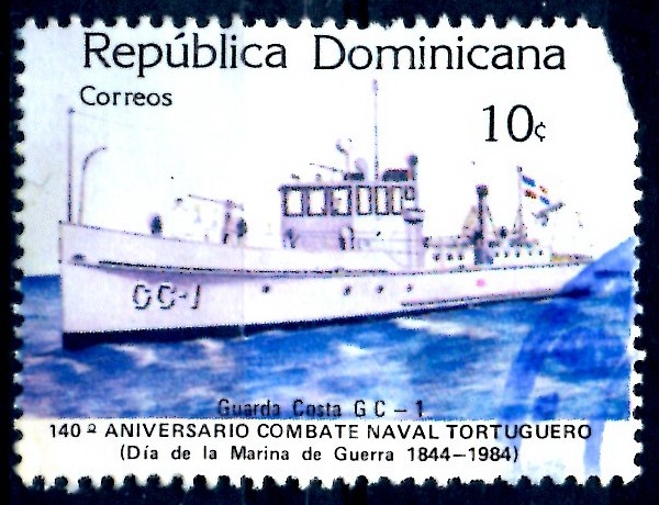 REP DOMINICANA_SCOTT 903 140º ANIV COMBATE NAVAL TORTUGUERO. $0,20