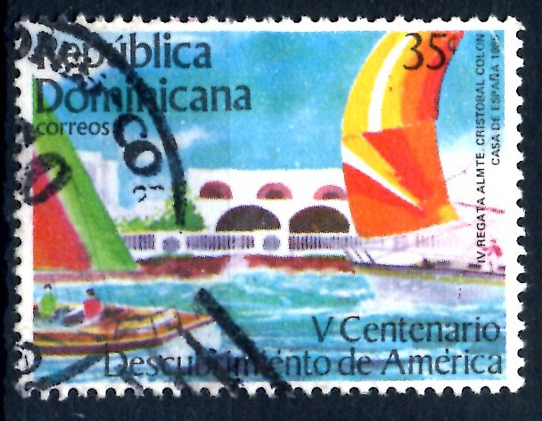 REP DOMINICANA_SCOTT 951.02 4ª REGATA ALMTE. CRISTOBAL COLON. $0,60