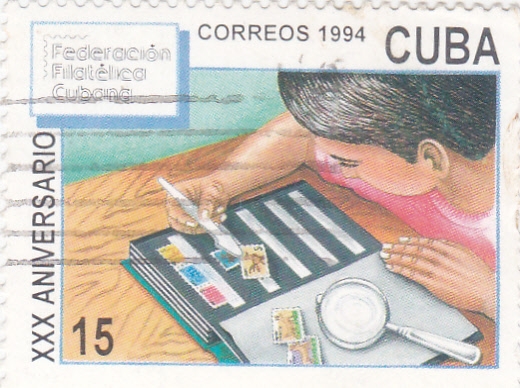XXX ANIV. FEDERACION FILATÉLICA CUBANA