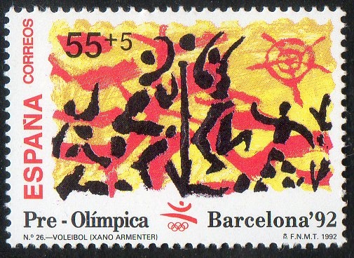 3159 - Barcelona' 92. VIII Serie Pre-Olímpica. Voleibol.