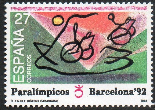 3192 - Juegos Paralímpicos. Diseño de Albert Ráfols Casamada.