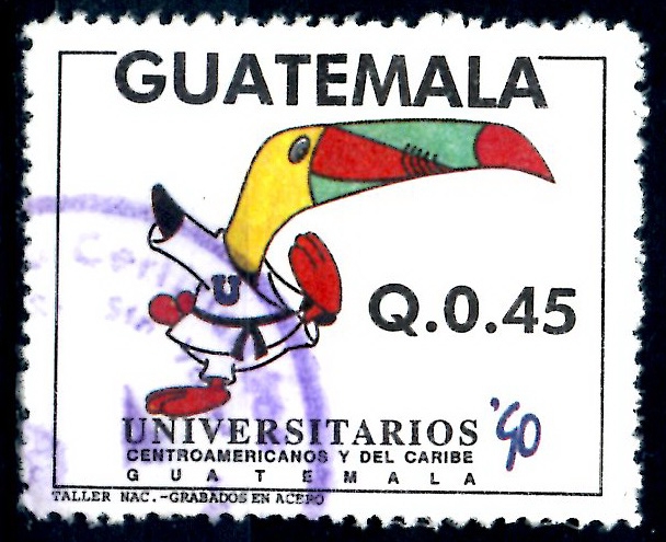 GUATEMALA_SCOTT 459.02 KARATE, JUEGOS UNIVERSITARIOS AMERICA CENTRAL Y CARIBE. $0,30