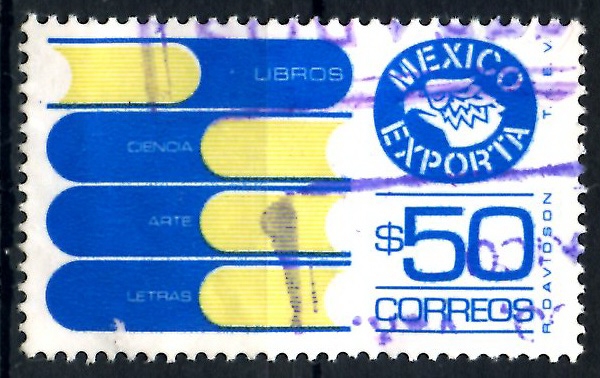 MEXICO_SCOTT 1133.03 MEXICO EXPORTA, LIBROS. $0,20