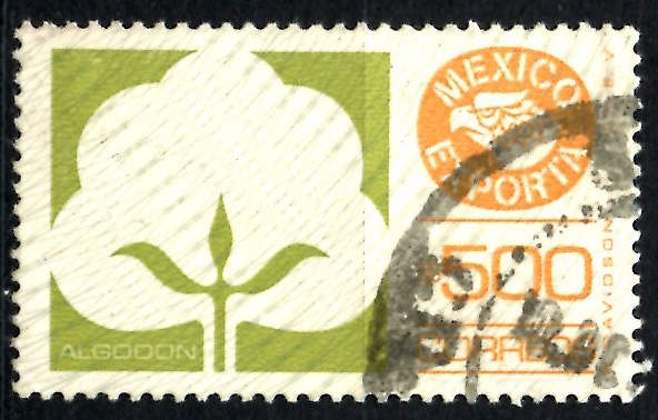 MEXICO_SCOTT 1138.01 MEXICO EXPORTA, ALGODÓN. $0,75