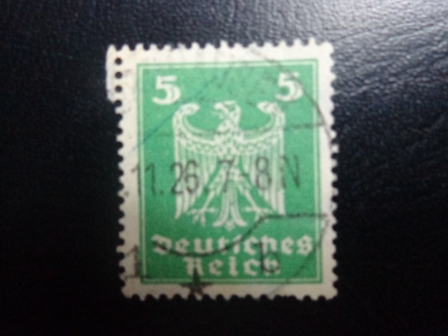 DEUTSCHES REICH 1924 Scott331 Sello Serie Aguila Alemania Mitchel357