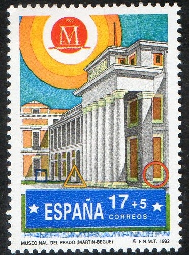 3229-  Madrid Capital Europa de la Cultura 1992. Museo Nacional del Prado.