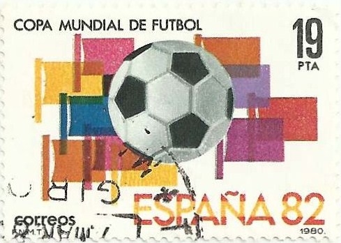 CAMPEONATO MUNDIAL DE FUTBOL, ESPAÑA 82. PELOTA DE FUTBOL. EDIFIL 2571