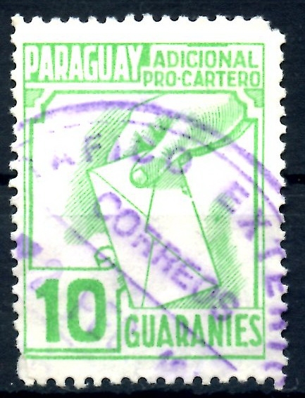 PARAGUAY_STW 3.08 ADICIONAL PRO-CARTERO. $0,20