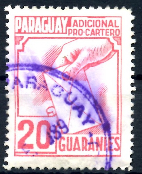 PARAGUAY_STW 4.01 ADICIONAL PRO-CARTERO. $0,20