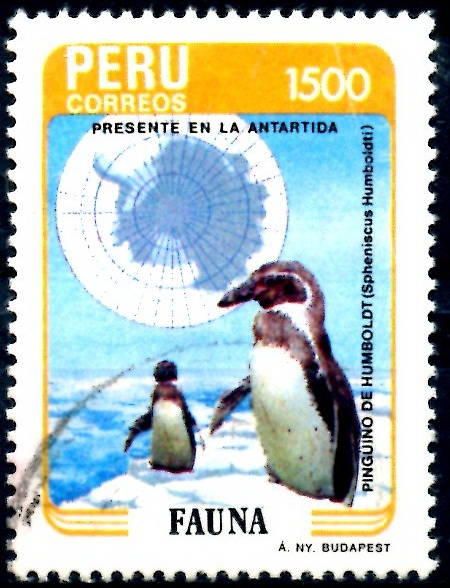 PERU_SCOTT 853.02 PINGÜINO DE HUMBOLDT EN LA ANTARTIDA. $0,60