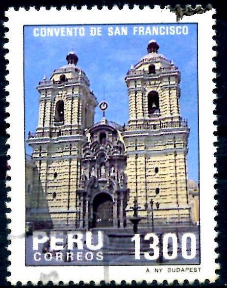 PERU_SCOTT 861.01 CONVENTO DE SAN FRANCISCO. $0,60