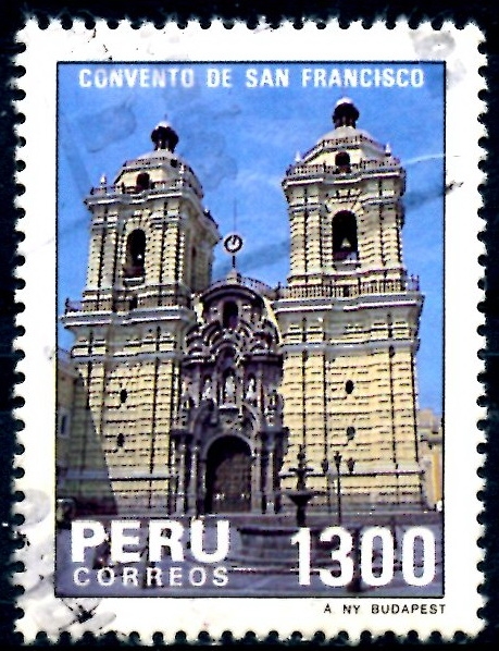 PERU_SCOTT 861.03 CONVENTO DE SAN FRANCISCO. $0,60