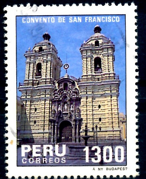 PERU_SCOTT 861.04 CONVENTO DE SAN FRANCISCO. $0,60