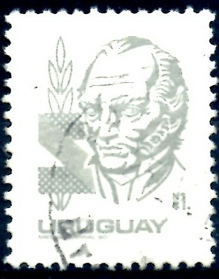 URUGUAY_SCOTT 1077 ARTIGAS. $0,25