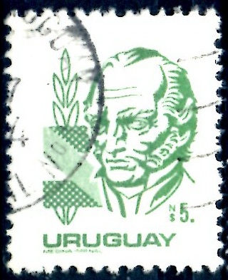 URUGUAY_SCOTT 1081 ARTIGAS. $0,25