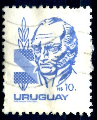 URUGUAY_SCOTT 1084.02 ARTIGAS. $0,35