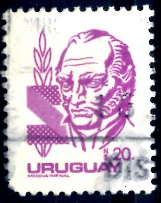 URUGUAY_SCOTT 1087 ARTIGAS. $0,75