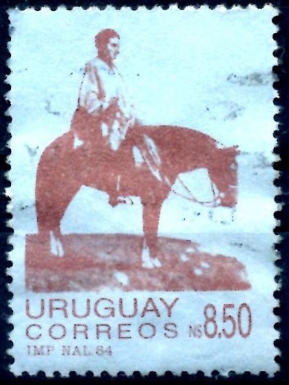 URUGUAY_SCOTT 1165 ARTIGAS EN LAS LLANURAS. $0,25