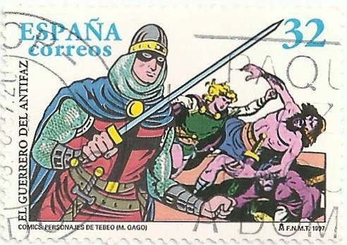 PERSONAJES DE COMIC. EL GUERRERO DEL ANTIFAZ. EDIFIL 3487