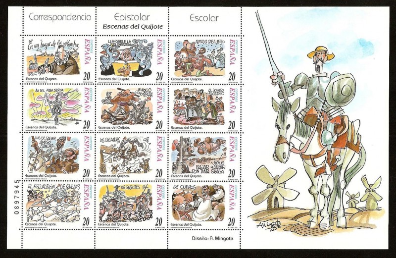 Correspondencia Epistolar Escolar - Escenas del Quijote  HB