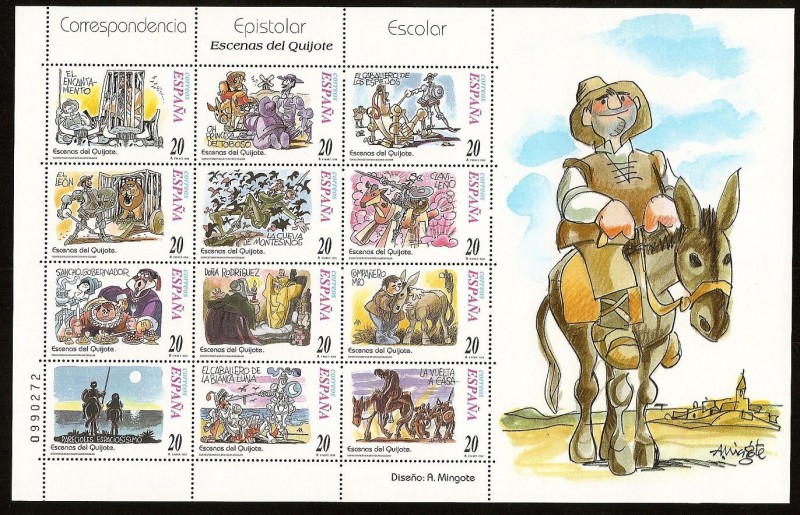 Correspondencia Epistolar Escolar - Escenas del Quijote  HB