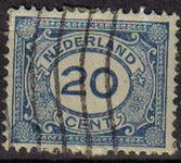 Holanda 1898-1924 Scott 109 Sello º Cifras Numeros 20c Pays Bas Netherlands Holland Hollande Olanda 