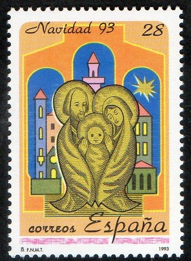 3274 - Navidad 1993. La Sagrada Familia.