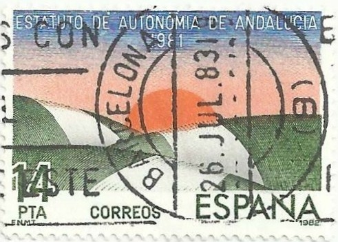 ESTATUTOS DE AUTONOMIA. ANDALUCIA. EDIFIL 2686