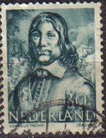 HOLANDA Netherlands 1943-4 Scott 260 Sello Heroes del Mar Almirante Cornelis Tromp Usado