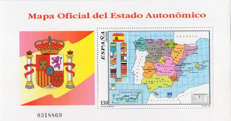 3460- Mapa oficial del Estado Autonómico.