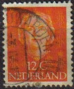 HOLANDA Netherlands 1949 Scott 309 Sello Reina Juliana Usado
