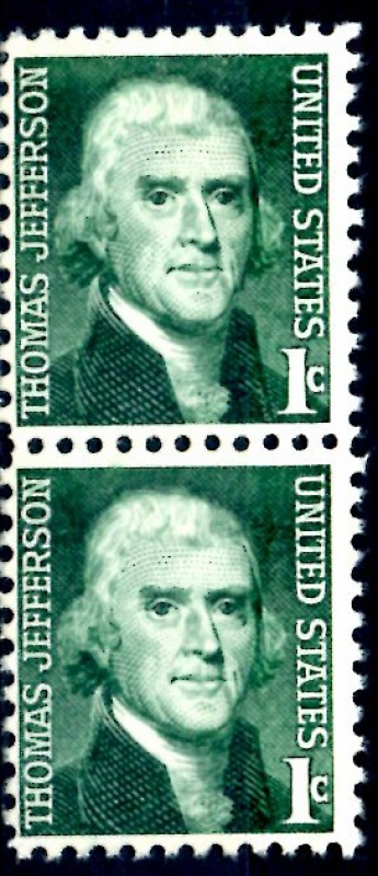 USA_SCOTT 1278.05_06 THOMAS JEFFERSON. $0,2