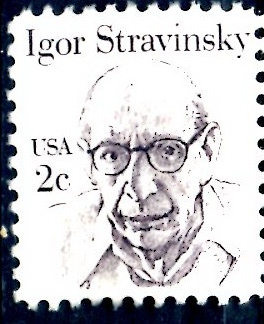 USA_SCOTT 1845.05 IGOR STRAVINSKY. $0,2